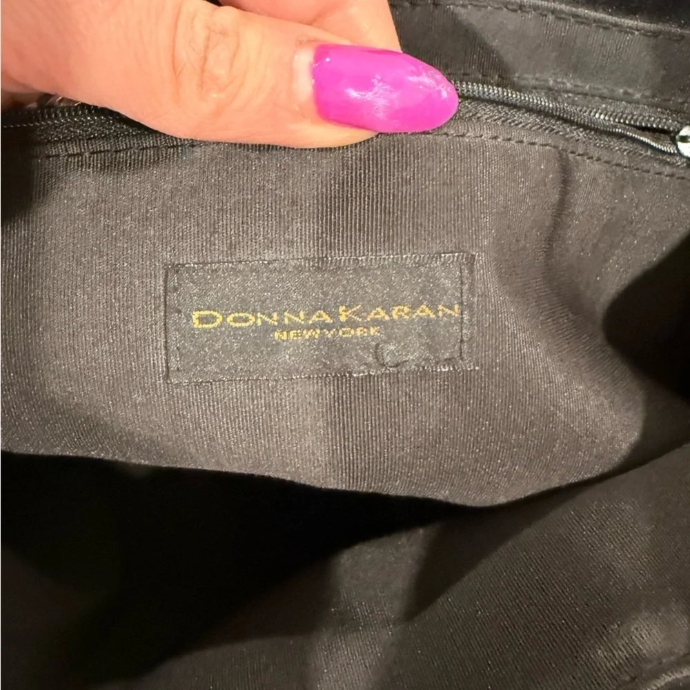 🔥Donna Karan Black Nylon Tote Bag EUC 🔥